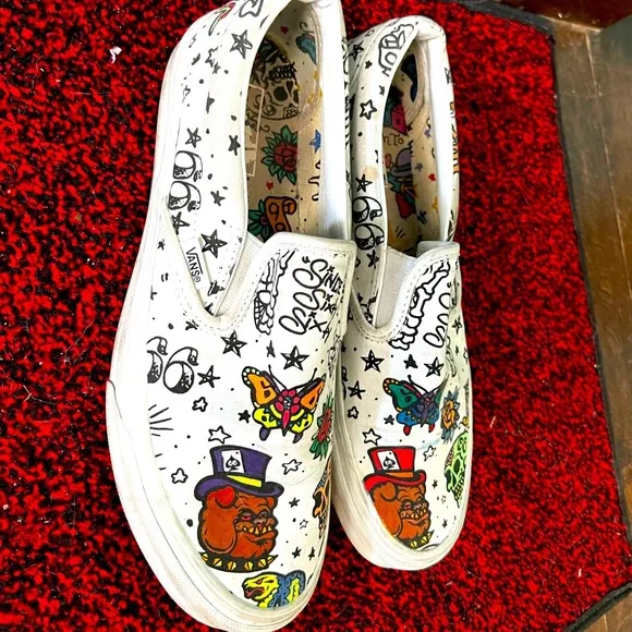 Vans | Shoes | Vans Slip On Men Size Multicolored | Poshmark display picture 2